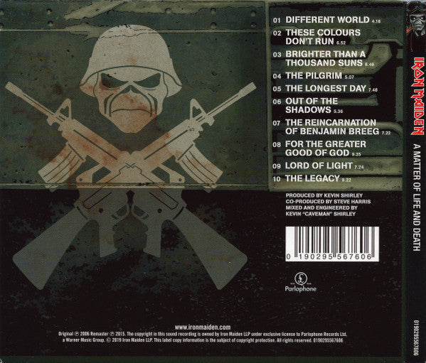 Iron Maiden – A Matter Of Life And Death, Digipak