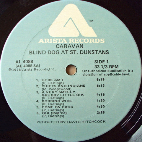 Caravan ‎– Blind Dog At St. Dunstans