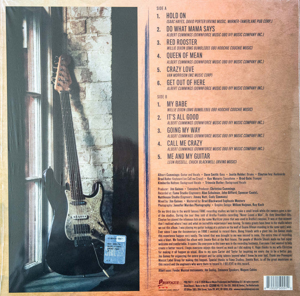 Albert Cummings – Believe  ,  Limited Edition, Blue Vinyl, 180 Gram