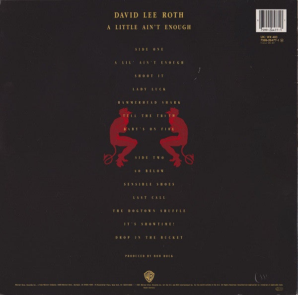 David Lee Roth – A Little Ain't Enough