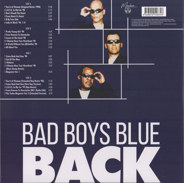 Bad Boys Blue – Back, 2xLP, Gatefold, Premium Quality 200 gr, Audiophile Pressing