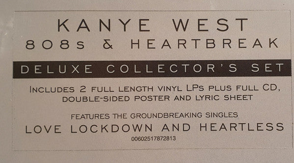 Kanye West – 808s & Heartbreak  ,  Deluxe Edition, Tri-fold , 2LP + cd