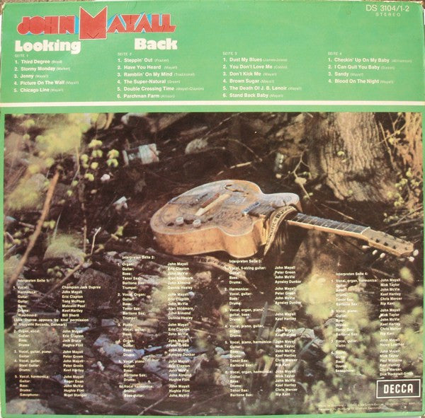 John Mayall ‎– Looking Back   , 2LP , Gatefold
