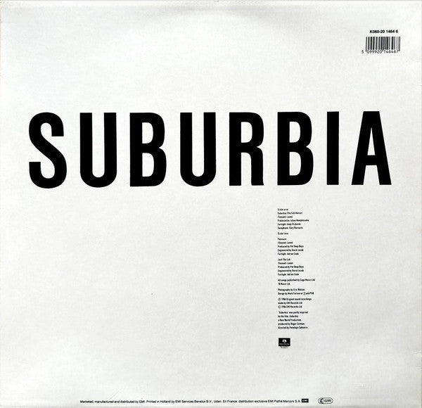 Pet Shop Boys ‎– Suburbia   ,  12", 45 RPM, Maxi-Single