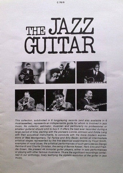 The Jazz Guitar    ,  6LP , BOX