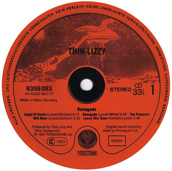 Thin Lizzy – Renegade