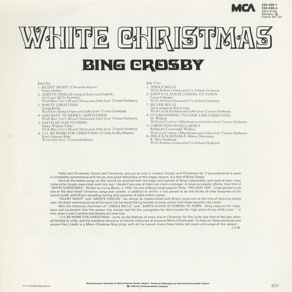 Bing Crosby – White Christmas