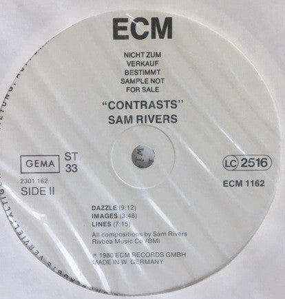 Sam Rivers – Contrasts, ECM