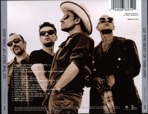 U2 – The Best Of 1990-2000