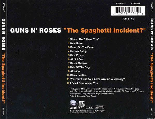 Guns N' Roses – "The Spaghetti Incident?"