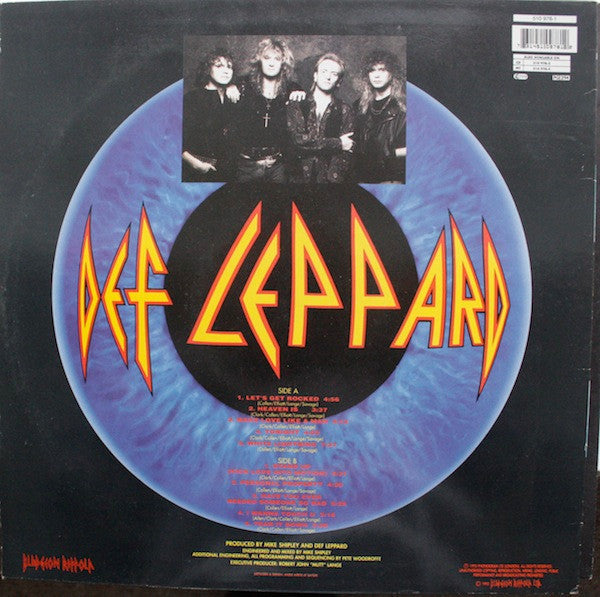 Def Leppard ‎– Adrenalize, 1st Press