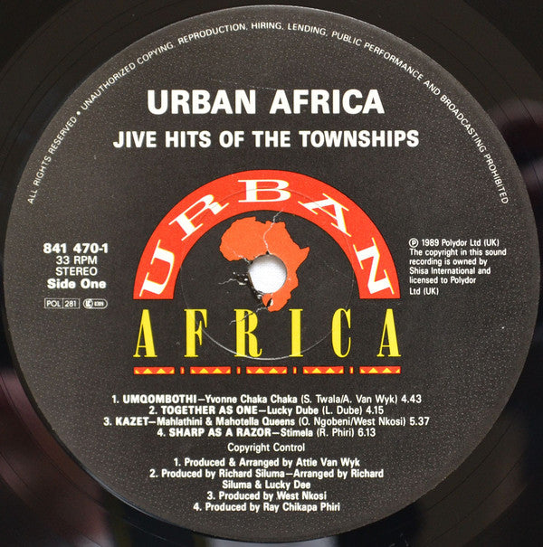 Urban Africa  -   (Jive Hits Of The Townships)