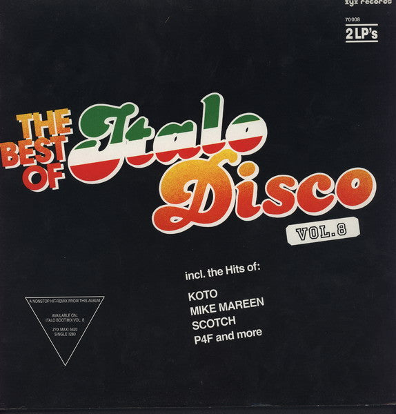 The Best Of Italo-Disco Vol. 8   , 2LP , Gatefold