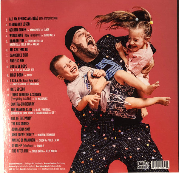 R.A. The Rugged Man – All My Heroes Are Dead,  3xLP, Limited Edition, Red Blood Splatter Vinyl