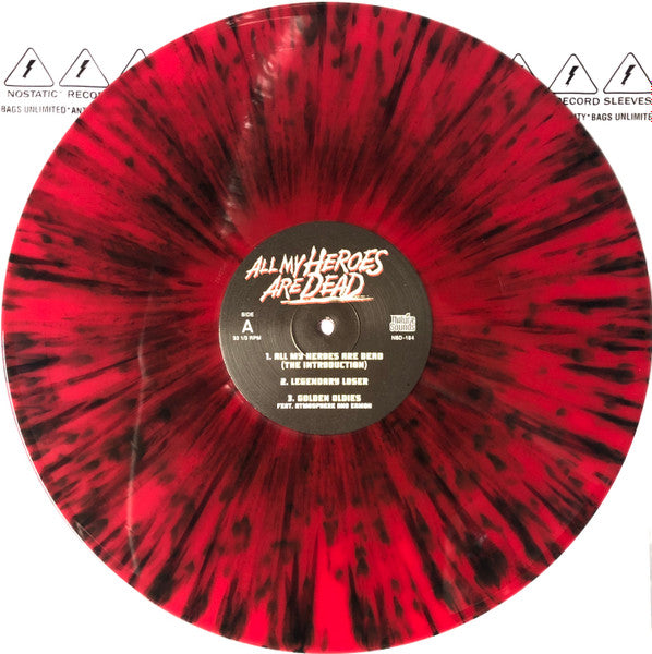 R.A. The Rugged Man – All My Heroes Are Dead,  3xLP, Limited Edition, Red Blood Splatter Vinyl