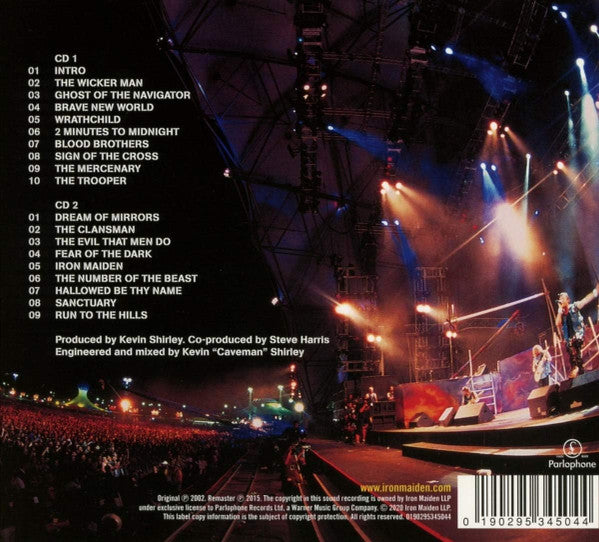 Iron Maiden – Rock In Rio, 2xCD, Digipak