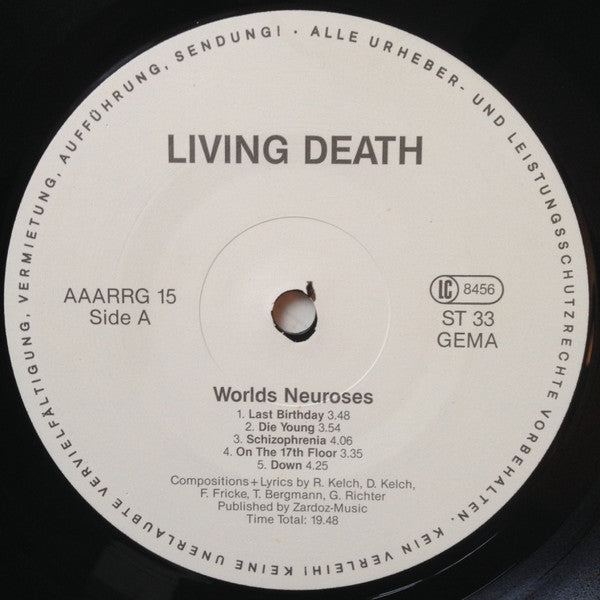 Living Death ‎– Worlds Neuroses