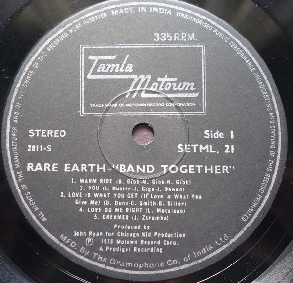 Rare Earth – Band Together