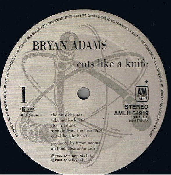 Bryan Adams – Cuts Like A Knife