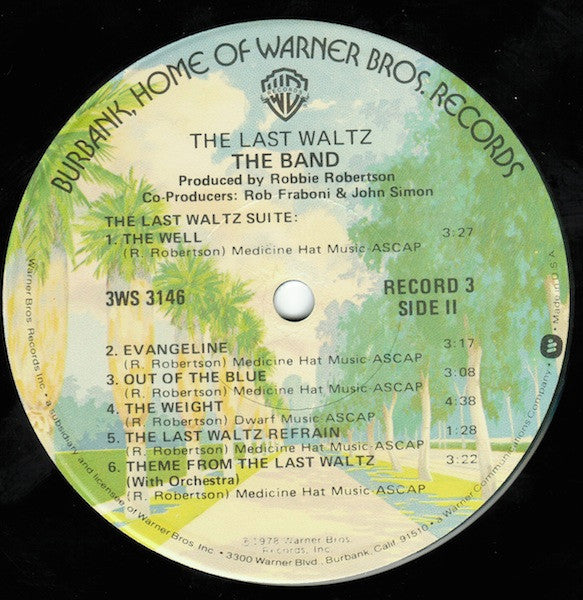 The Band – The Last Waltz   ,  3 LP
