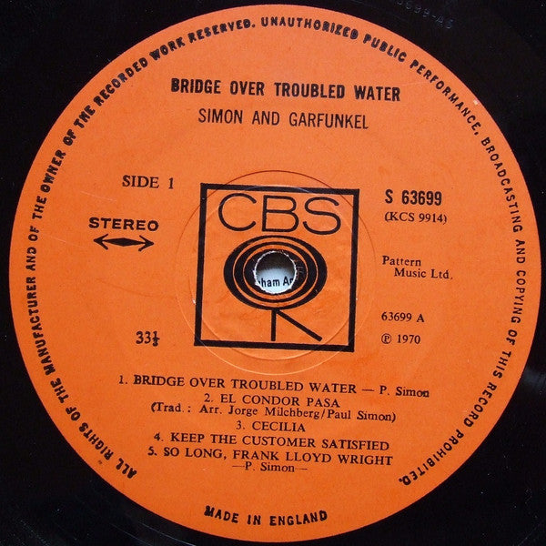 Simon And Garfunkel* – Bridge Over Troubled Water