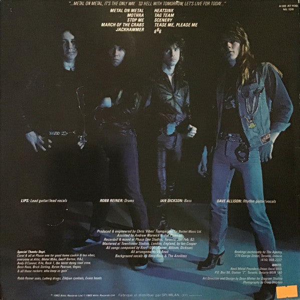 Anvil – Metal On Metal