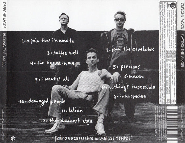 Depeche Mode – Playing The Angel  ,  CD