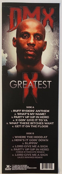 DMX – Greatest Hits, Limited Edition, Picture Disc