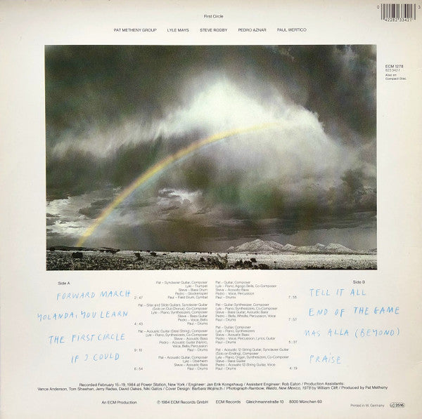 Pat Metheny Group – First Circle,   ECM