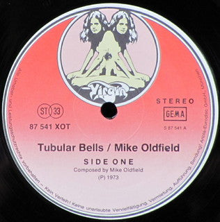 Mike Oldfield – Tubular Bells, Red/White Virgin Labels