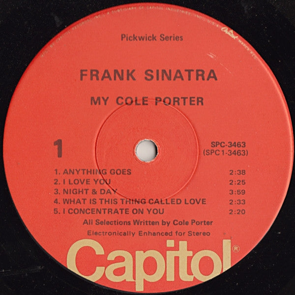 Frank Sinatra ‎– My Cole Porter
