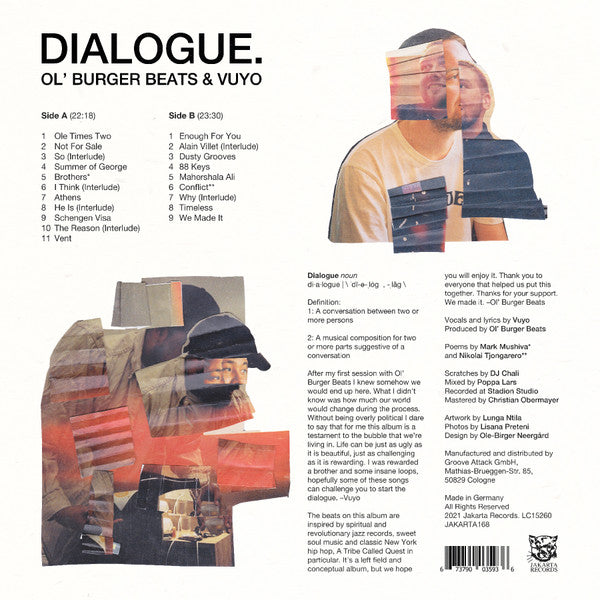 Ol' Burger Beats* & Vuyo – Dialogue.