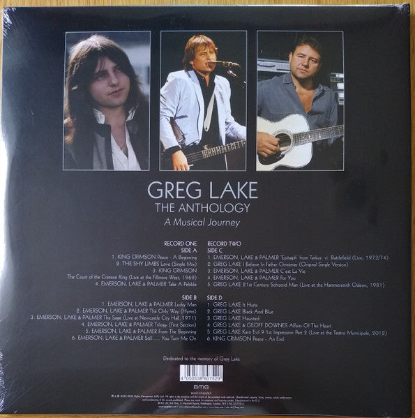 Greg Lake – The Anthology: A Musical Journey   ,  2LP , Gatefold + 28 page booklet