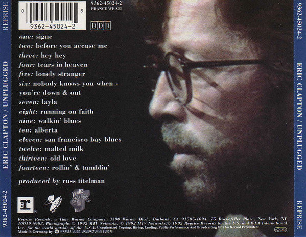 Eric Clapton – Unplugged