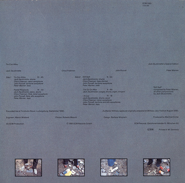 Jack DeJohnette's Special Edition – Tin Can Alley,  ECM