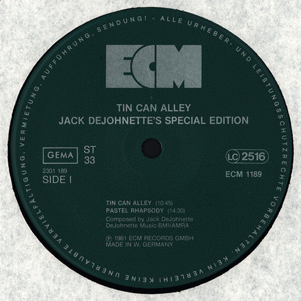 Jack DeJohnette's Special Edition – Tin Can Alley,  ECM
