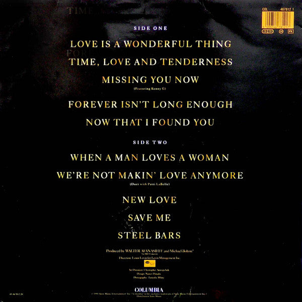 Michael Bolton – Time, Love & Tenderness