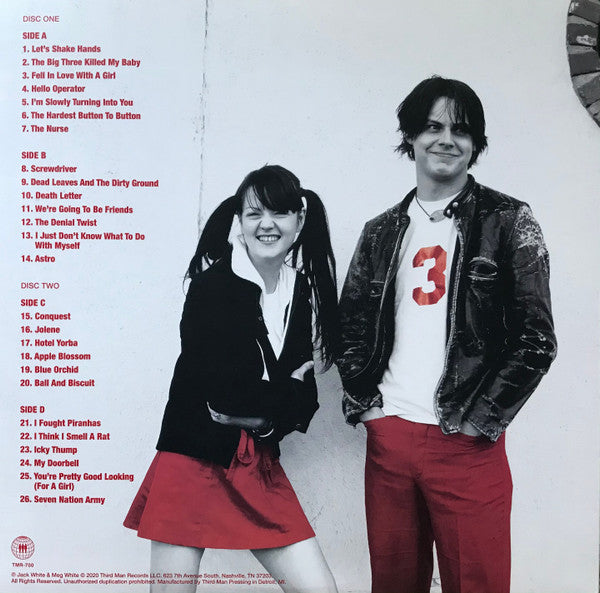 The White Stripes – My Sister Thanks You And I Thank You The White Stripes Greatest Hits   ,  2LP , gatefold