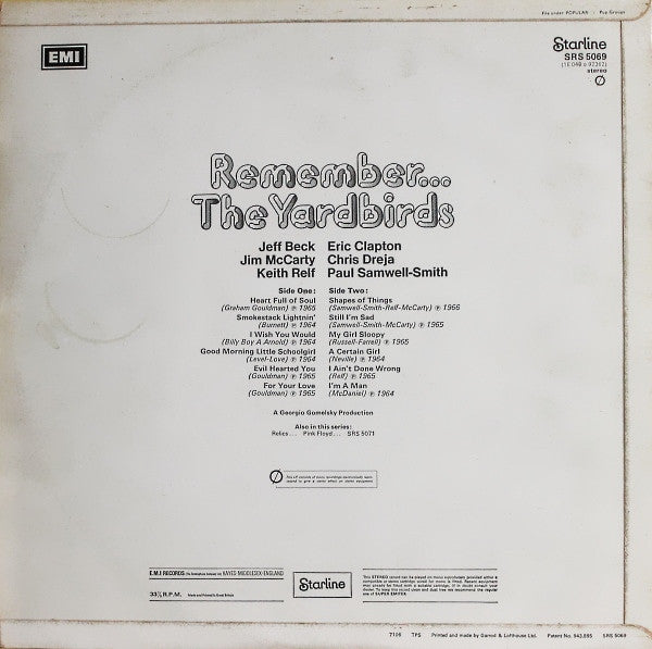 The Yardbirds – Remember... The Yardbirds