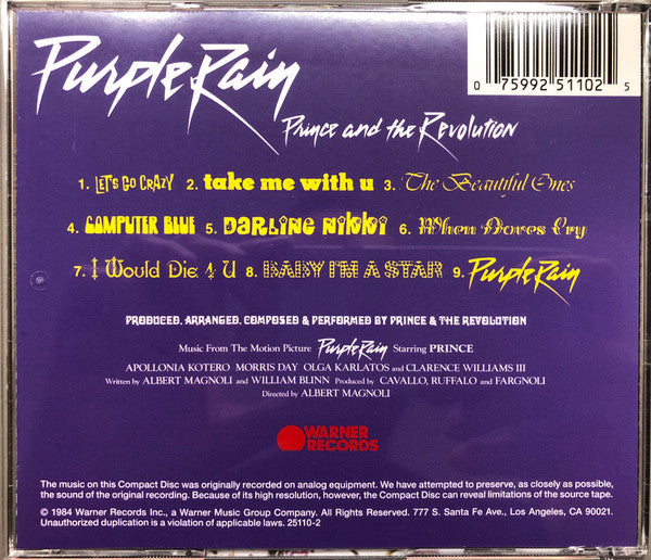 Prince And The Revolution – Purple Rain