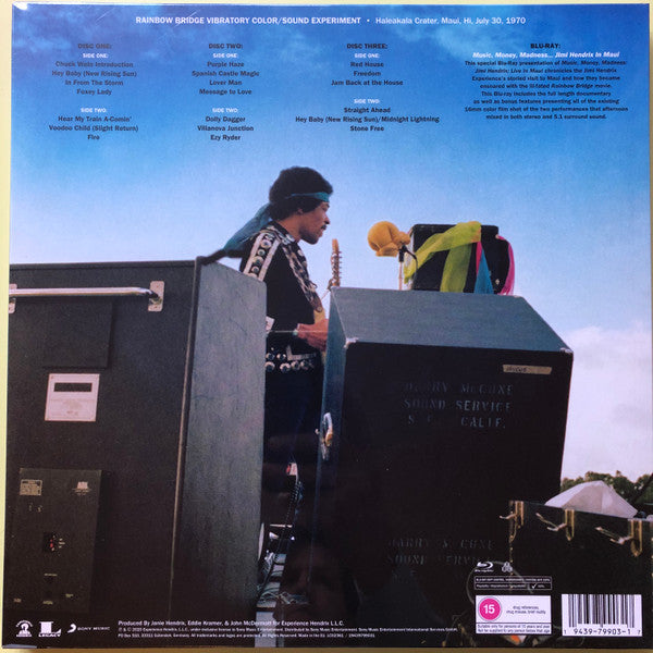 Jimi Hendrix Experience* – Live In Maui, 3 x LP+ Blu-ray, Stereo, Multichannel, Digital Download