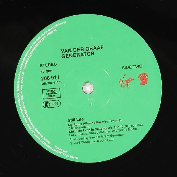 Van Der Graaf Generator ‎– Still Life