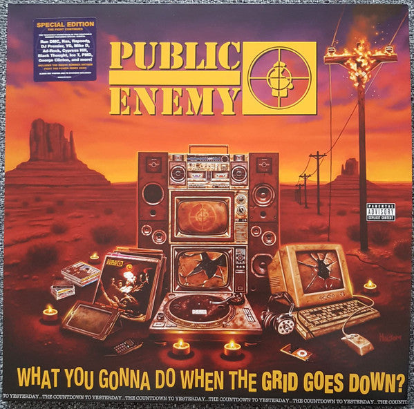 Public Enemy ‎– What You Gonna Do When The Grid Goes Down?   ,  special edition , gatefold