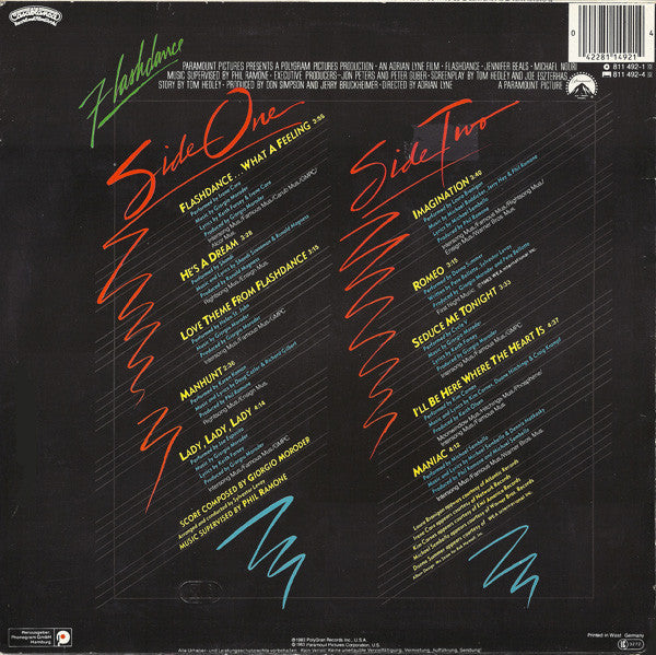 Various – Flashdance (Original Soundtrack From The Motion Picture)