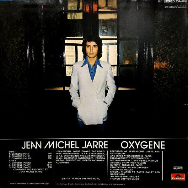 Jean Michel Jarre* ‎– Oxygene