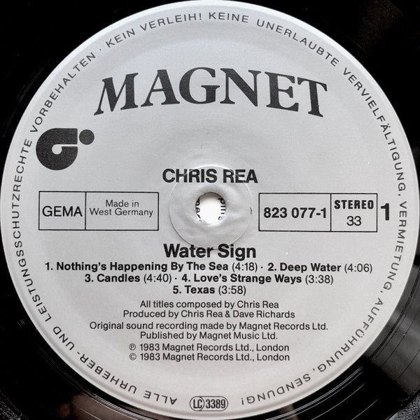 Chris Rea – Water Sign