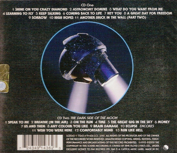 Pink Floyd – Pulse   ,  2CD ,