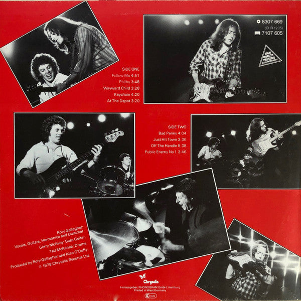 Rory Gallagher ‎– Top Priority