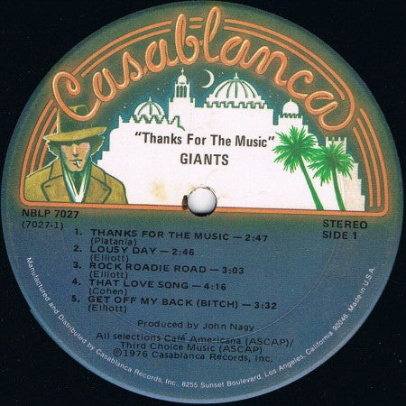 Giants  – Thanks For The Music