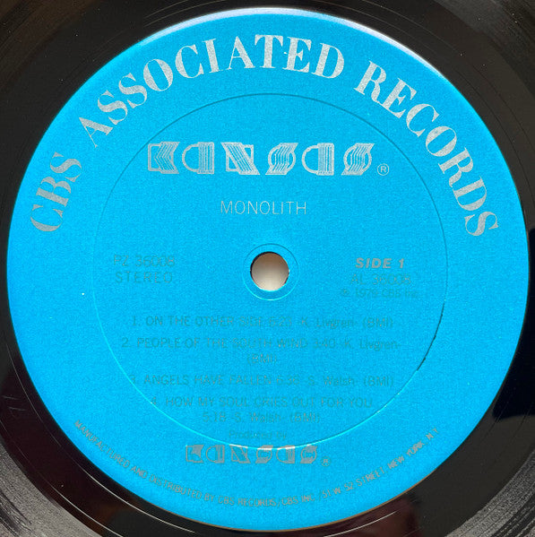 Kansas  – Monolith    , Gatefold